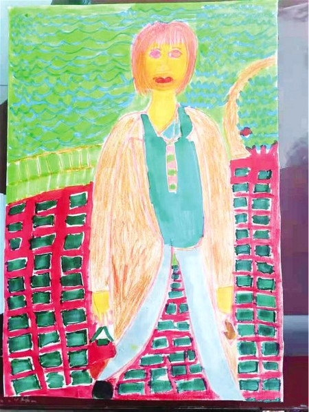 沧州爱心人士为自闭症孩子举办画展，缺少画框